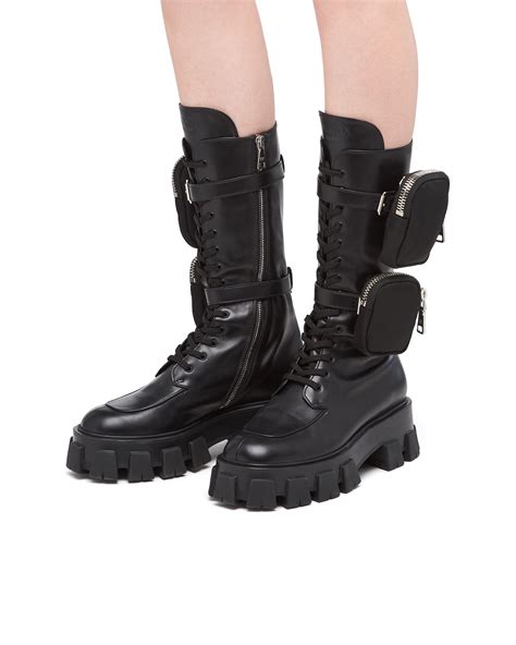 used prada monolith boots|prada monolith boots nordstrom.